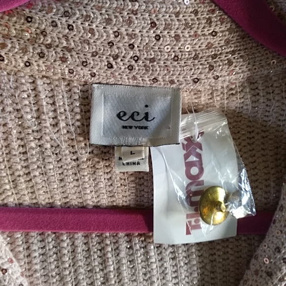 NWT GORGEOUS ECI CARDIGAN size L - Picture 3 of 8